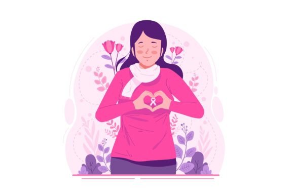 Breast Cancer Awareness Illustration Review