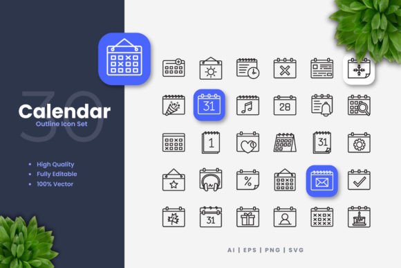 Calendar Icons: A Practical Review for Embroidery Projects