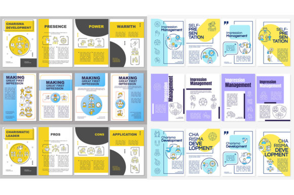 Charisma Development Brochure Templates for Graphic Templates