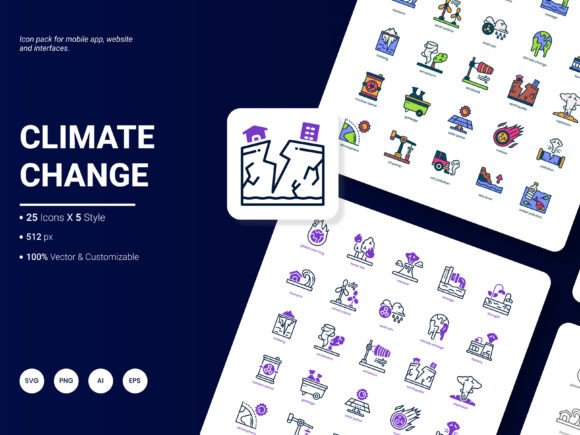Climate Change Icon Pack Review for Embroidery Projects
