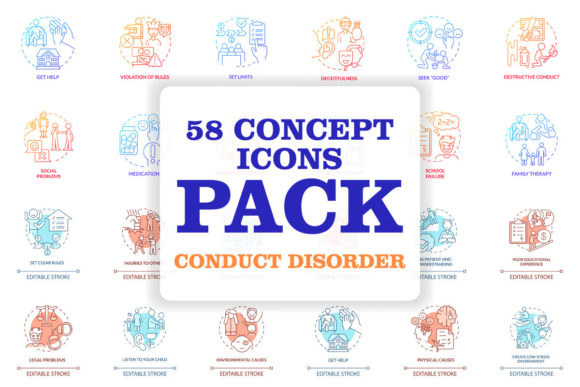 Conduct Disorder Graphics for Crafting
