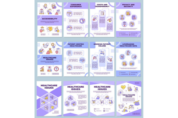 Healthcare Issues Brochure Template Set Review
