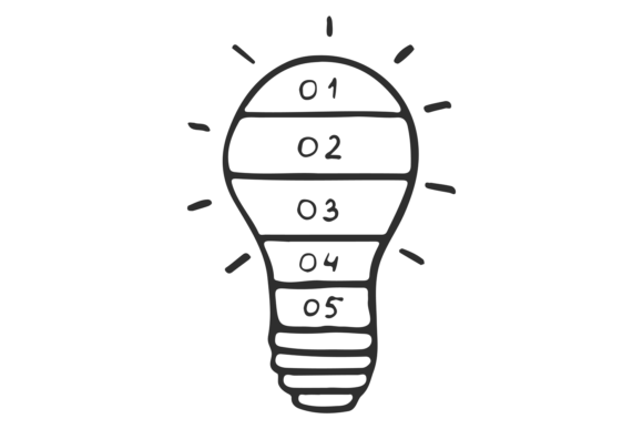 Stages Infographics Doodle for Branding and Marketing