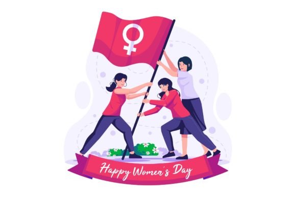Women's Day Illustration - AI SVG EPS for Graphics and Illustrations